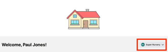 Site selection interface