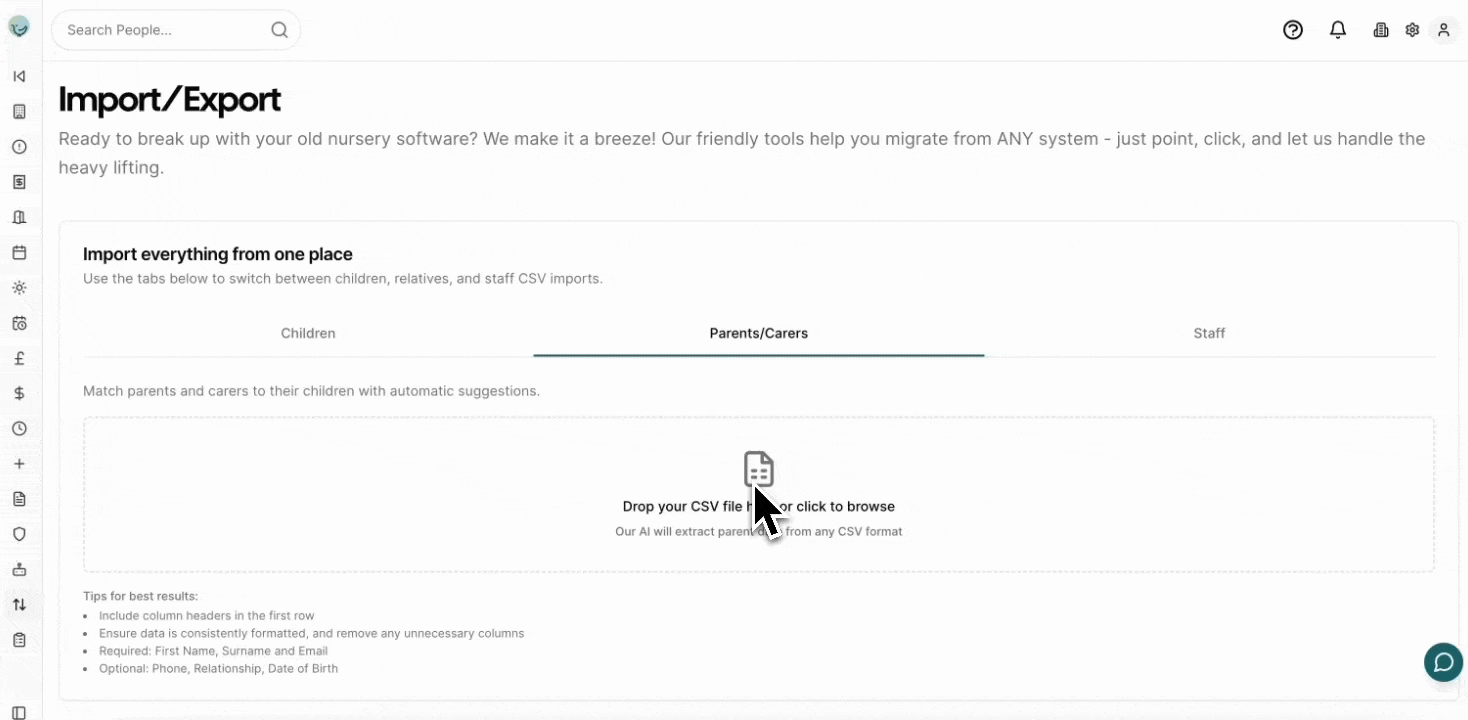 Review Imported Data